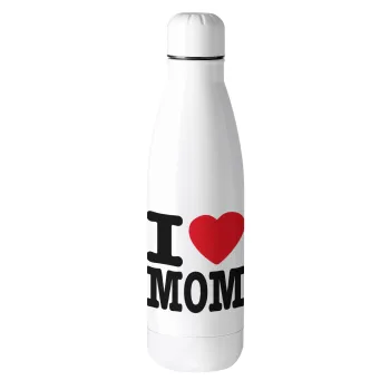 I LOVE MOM, Metal mug thermos (Stainless steel), 500ml