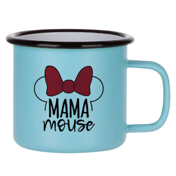 MAMA mouse, Κούπα Μεταλλική εμαγιέ ΜΑΤ σιέλ 360ml