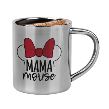 MAMA mouse, Double-wall metal cup for espresso (220ml)