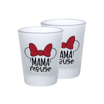MAMA mouse, Σφηνοπότηρα γυάλινα 45ml του πάγου (2 τεμάχια)