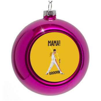 mama ooohh!, Purple Christmas tree ornament bauble 8cm