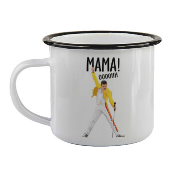 mama ooohh!, Κούπα εμαγιέ με μαύρο χείλος 360ml