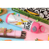 Easter candle, Childrens hot water bottle, stainless steel, with safety straw, PINK (500ml)