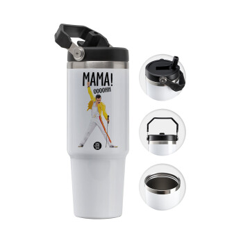 mama ooohh!, 30oz stainless Steel Tumbler with Handle