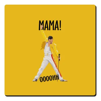 mama ooohh!, Τετράγωνο μαγνητάκι ξύλινο 6x6cm