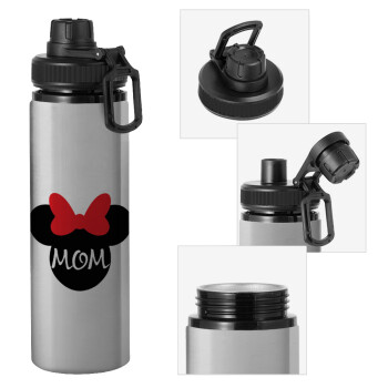 mini mom, Μεταλλικό παγούρι νερού με καπάκι ασφαλείας, αλουμινίου 850ml