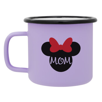 mini mom, Κούπα Μεταλλική εμαγιέ ΜΑΤ Light Pastel Purple 360ml