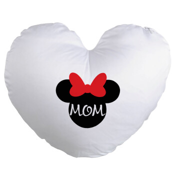 mini mom, Μαξιλάρι καναπέ καρδιά 40x40cm περιέχεται το  γέμισμα