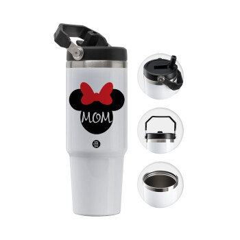 mini mom, Θερμός Ανοξείδωτο 30oz με χερούλι