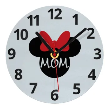 mini mom, Ρολόι τοίχου γυάλινο (20cm)