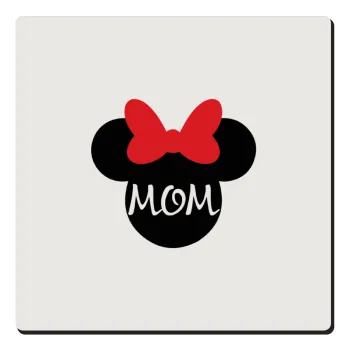 mini mom, Τετράγωνο μαγνητάκι ξύλινο 6x6cm