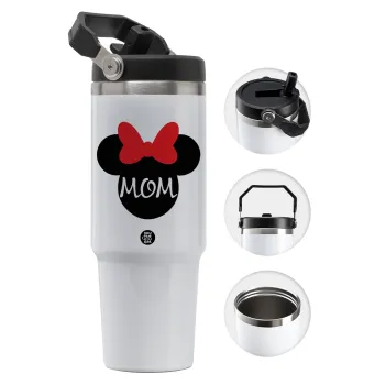 mini mom, Θερμός Ανοξείδωτο 30oz με χερούλι
