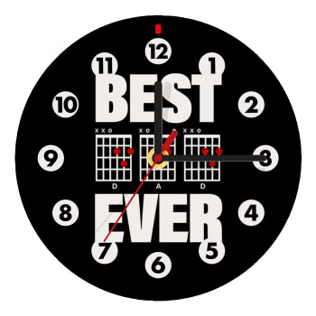 Best DAD Ever guitar chords, Wooden wall clock (20cm)