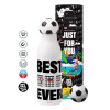 Soccer Metal mug thermos, double wall, 550ml