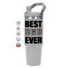 GREY color, 890ml (30oz) stainless Steel Tumbler with Handle
