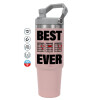 Pink color, 890ml (30oz) stainless Steel Tumbler with Handle