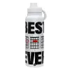 1L Stainless Steel Thermal Bottle with Phone Holder & Double Wall Insulation