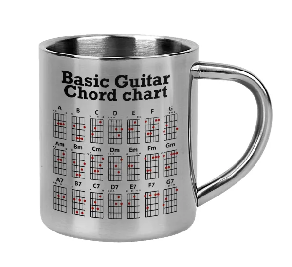 Guitar tabs — Mug Stainless steel double wall 300ml