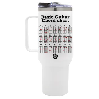 Συγχορδίες κιθάρας, Mega Tumbler με καπάκι, διπλού τοιχώματος (θερμό) 1,2L