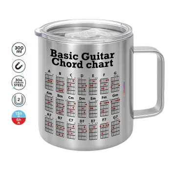Guitar tabs, Mug Stainless steel double wall 300ml
