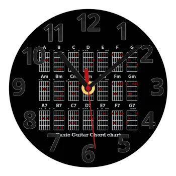 Συγχορδίες κιθάρας, Ρολόι τοίχου γυάλινο (20cm)