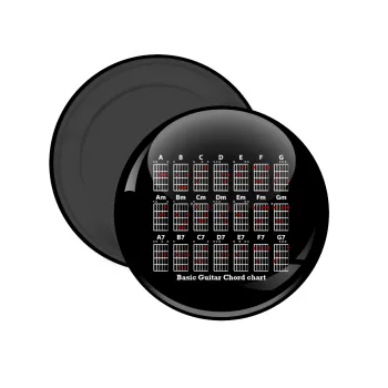 Guitar tabs, Μαγνητάκι ψυγείου στρογγυλό διάστασης 5cm