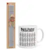 Easter Set, Ceramic Cup (330ml) & Easter aromatic flat candle (30cm) (GRAY)
