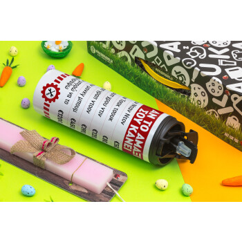 Annoying Noise in Car, Πασχαλινή Λαμπάδα με Travel Tumbler θερμό με διπλό καπάκι (600ml, BPA free) & κερί αρωματικό πλακέ (30cm) (ΡΟΖ)