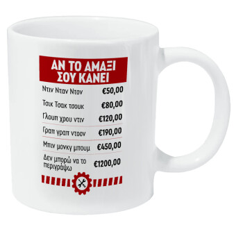 Annoying Noise in Car, Κούπα Giga, κεραμική, 590ml