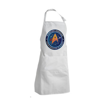 Starfleet command, Adult Chef Apron (with sliders and 2 pockets)