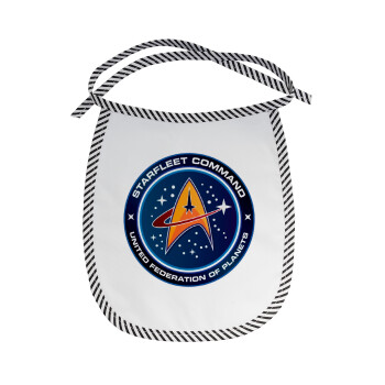 Starfleet command, Σαλιάρα μωρού αλέκιαστη με κορδόνι Μαύρη