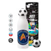 Soccer Metal mug thermos, double wall, 550ml