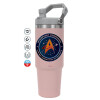 Pink color, 890ml (30oz) stainless Steel Tumbler with Handle