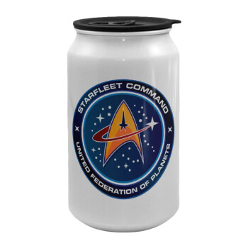 Starfleet command, Κούπα ταξιδιού μεταλλική με καπάκι (tin-can) 500ml