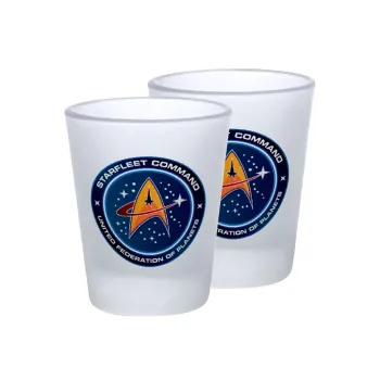 Starfleet command, Σφηνοπότηρα γυάλινα 45ml του πάγου (2 τεμάχια)