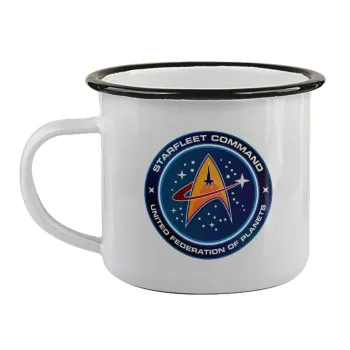 Starfleet command, Κούπα εμαγιέ με μαύρο χείλος 360ml