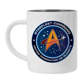 Starfleet command, Mug Stainless steel double wall 300ml