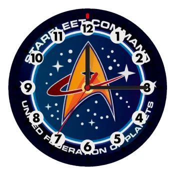 Starfleet command, Ρολόι τοίχου ξύλινο (20cm)