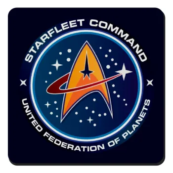 Starfleet command, Τετράγωνο μαγνητάκι ξύλινο 9x9cm
