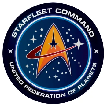 Starfleet command, Mousepad Στρογγυλό 20cm