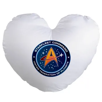 Starfleet command, Μαξιλάρι καναπέ καρδιά 40x40cm περιέχεται το  γέμισμα