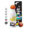 Bascetball Metal mug thermos, double wall, 550ml