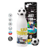 Soccer Metal mug thermos, double wall, 550ml