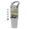 GREY color, 890ml (30oz) stainless Steel Tumbler with Handle