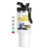 Mega Stainless steel Tumbler with lid, double wall 1,2L