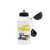 Metal water bottle, White, aluminum 500ml