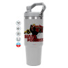 GREY color, 890ml (30oz) stainless Steel Tumbler with Handle