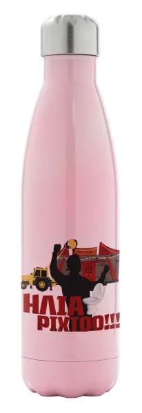 Ηλία ρίχτο! — Metal mug thermos Pink Iridiscent (Stainless steel), double wall, 500ml