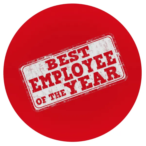 Best employee of the year — 1
