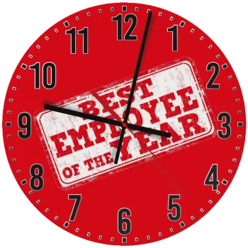 Best employee of the year, Ρολόι τοίχου ξύλινο (30cm)